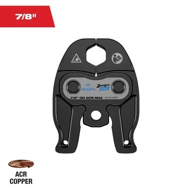 Milwaukee 49-16-2456Z, accessory: 7/8 in. ZoomLock MAX Press Jaw for M12 FORCE LOGIC Press Tools (photograph from the Home Depot listing)