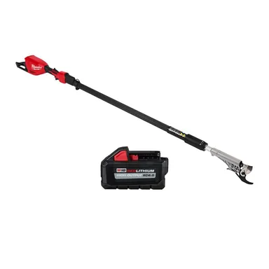 Milwaukee 3008-20-48-11-1865, bundle: M18 Brushless 18-Volt Lithium-Ion Cordless Telescoping Pole Pruning Shears Saw, M18 High Output 6.0 Ah Battery