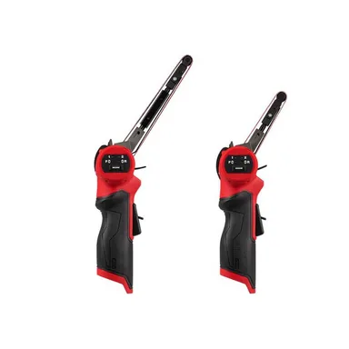 Milwaukee 2482-20-2483-20, bundle: M12 FUEL 12V Lithium-Ion Brushless Cordless 1/2 in. x 18 in. Bandfile and 3/8 in. x 13 in. Bandfile