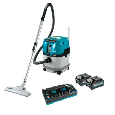 Makita GCV03PM, kit: Makita GCV03PM 40V max XGT Brushless Cordless 4 Gallon Wet/Dry Dust Extractor/Vacuum Kit (4.0Ah)