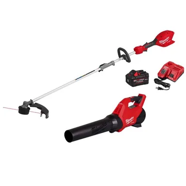 Milwaukee 3016-21ST-3017-20, bundle: M18 FUEL 18V 16 in. Brushless Cordless Battery Powered QUIK-LOK String Trimmer 8.0 Ah FORGE Kit w/ M18 FUEL Blower