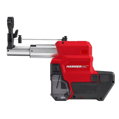 Milwaukee 2912-DE, unclassified: M18 18-Volt Lithium-Ion Cordless HammerVac HEPA Filtered Dust Extractor for 1 in. SDS Plus Rotary Hammer (Tool-Only) (photograph from the Home Depot listing)