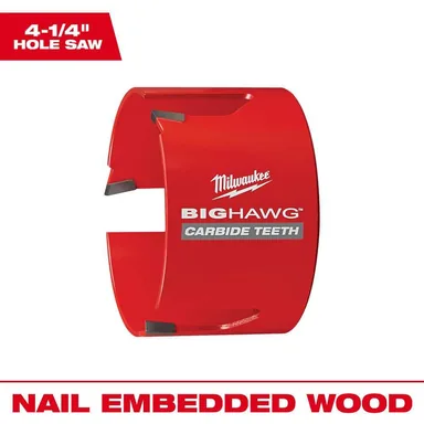 Milwaukee 49-56-9255, accessory: 4-1/4 in. Big Hawg Carbide Hole Saw
