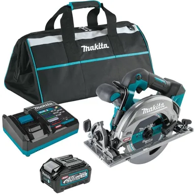 Makita GSH05M1, kit: Makita GSH05M1 40V max XGT Brushless Cordless 6-1/2" Circular Saw Kit, AWS Capable (4.0Ah)
