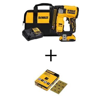 DeWalt DCN623D1W23150, bundle: ATOMIC 20V MAX Lithium Ion Cordless 23 Gauge Pin Nailer Kit and 1 1/2 in. x 23 Gauge Pin Nails  2000 Pieces