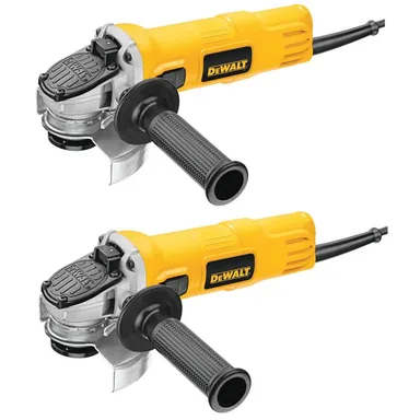 DeWalt DWE4011W4011, bundle: 7 Amp 4.5 in. Small Angle Grinder with 1-Touch Guard (2 Pack)
