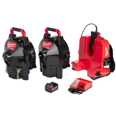 Milwaukee 2775C-222, unclassified: M18 FUEL 18-Volt Lithium-Ion Brushless Cordless Drain Cleaning 1/2 in. Switch Pack Sectional Drum System Kit