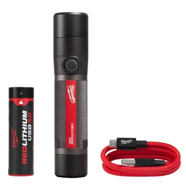 Milwaukee 2160-21, kit: 800 Lumens LED USB Rechargeable Fixed Focus Flashlight