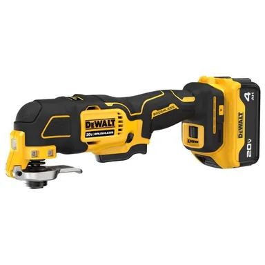 DeWalt DCS356M1, kit: 20-Volt Max Lithium-Ion Cordless Brushless 3-Speed Oscillating Multi Tool with 4.0 Ah Battery and Charger