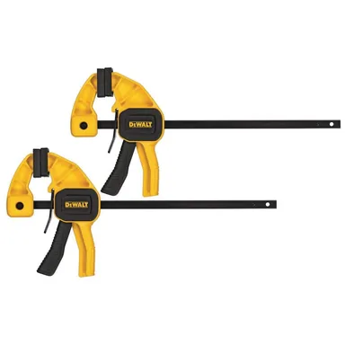 DeWalt DWHT83148, accessory: 4.5 in. 35 lb. Trigger Clamps (2 Pack) with 1.5 in Throat Depth
