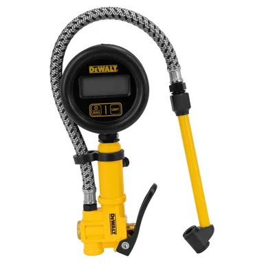 DeWalt DXCM024-0438, accessory: 2.5 in. Digital Inflator with 15 in. Steel Braided in Hose