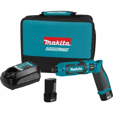 Makita TD022DSE, kit: Makita TD022DSE 7.2V Lithium-Ion Cordless Impact Driver Kit