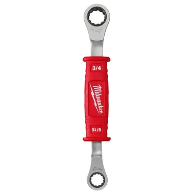 Milwaukee 48-22-9211, unpowered: Linemans 2-in-1 Insulated Ratcheting Box Wrench