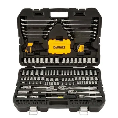 DeWalt DWMT73803, accessory: 1/4 in., 3/8 in. and ½ in. Drive Polished Chrome Mechanics Tool Set (168-Piece)