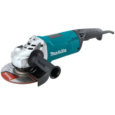 Makita GA7081, standalone tool: Makita GA7081 Corded 7" Angle Grinder, with Lock-On Switch