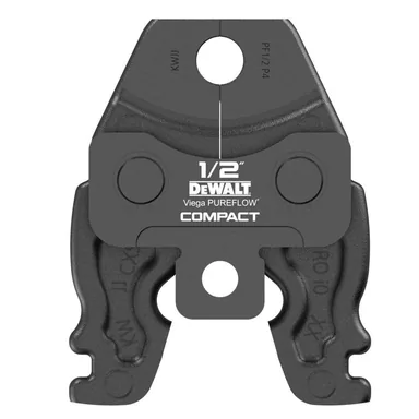 DeWalt DCE216012, accessory: Compact 1/2 in. Pureflow Press Jaw for DCE210 Compact Press Tool (photograph from the Home Depot listing)