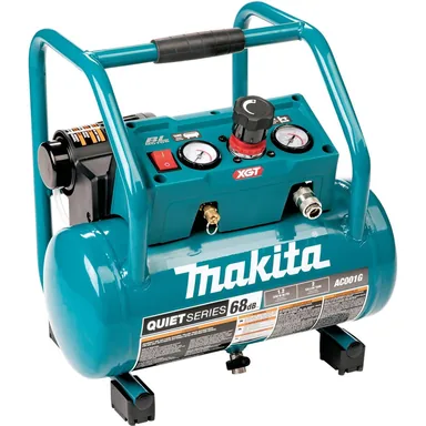 Makita AC001GZ, bare tool: Makita AC001GZ 40V max XGT Brushless Cordless 2 Gallon Quiet Series Compressor, Tool Only
