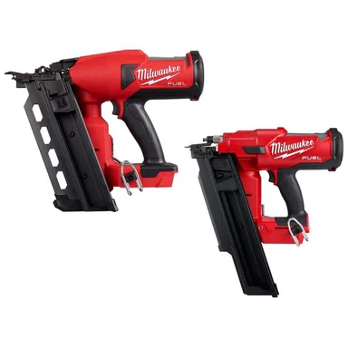 Milwaukee 2844-20-2744-20, bundle: M18 FUEL 18-Volt Lithium-Ion Brushless Cordless Duplex Nailer (Tool Only) with M18 FUEL 21-Degree Framing Nailer