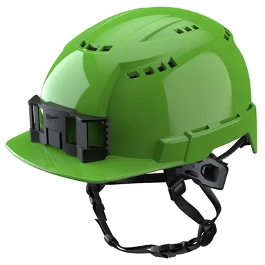 Milwaukee 48-73-1326, accessory: BOLT Green Type 2 Class C Front Brim Vented Safety Helmet