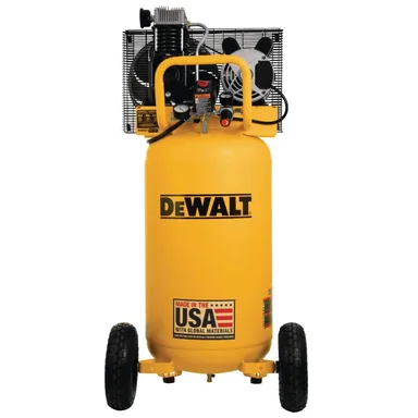 DeWalt DXCM251, standalone tool: 25 Gal. 200 PSI Oil Lubed Belt Drive Portable Vertical Electric Air Compressor
