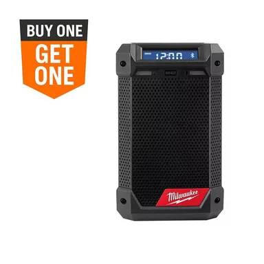 Milwaukee 2951-20, bare tool: M12 12-Volt Lithium-Ion Cordless Bluetooth/AM/FM Jobsite Radio with Charger