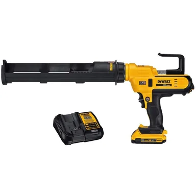 DeWalt DCE570D1, kit: 20V MAX Cordless 29 oz / 600 ml Adhesive Gun with (1) 20V 2.0Ah Battery and Charger