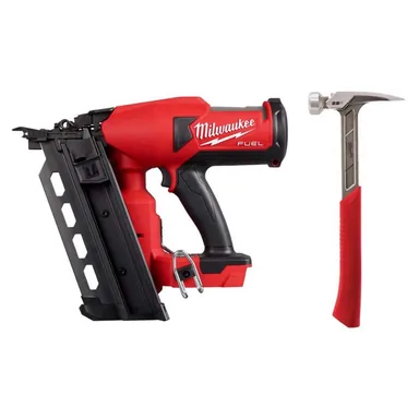 Milwaukee 2844-20-48-22-9022, bundle: M18 FUEL 18-Volt Lithium-Ion Brushless Cordless Duplex Nailer (Tool Only) with 22 oz. Milled Face Framing Hammer