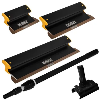 DeWalt DXTT-3-440, unpowered: 10/16/24 in. Aluminum-Body Skimming Blades, 37-63 in. Handle and Adapter