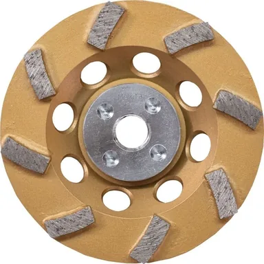 Makita A-96403, accessory: Makita A-96403 4-1/2" Low-Vibration Diamond Cup Wheel, 8 Segment Turbo