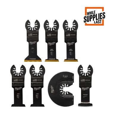 Milwaukee 49-10-9107, accessory: Oscillating Multi-Tool Blade Kit (7-Piece)