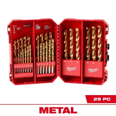 Milwaukee 48-89-0012, accessory: Titanium Drill Bit Set (29-Piece) (photograph from the Home Depot listing)