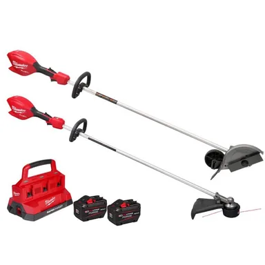 Milwaukee 3011-20-3046-20-48-59-1842F, bundle: M18 FUEL 18V 8 in. Brushless Cordless Battery Powered Edger w/ String Trimmer, (2) 12.0 Ah FORGE Battery, Charger