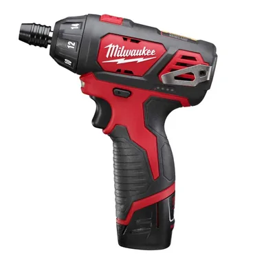 Milwaukee 2401-21P, kit: M12 12V Lithium-Ion Cordless 1/4 in. Hex Screwdriver Kit