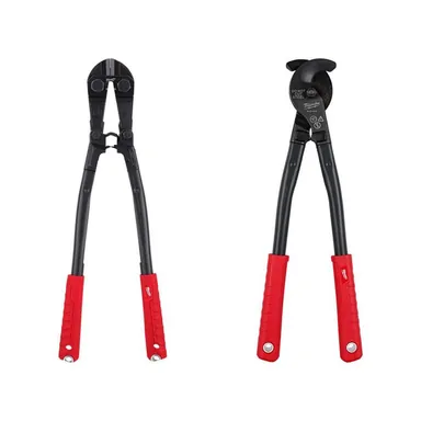 Milwaukee 48-22-4018-48-22-4016, bundle: 18 in. Bolt Cutter with 3/8 in. Maximum Cut Capacity with 17 in. Utility Cable Cutter (2-Piece)
