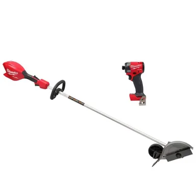 Milwaukee 3011-20-2953-20, bundle: M18 FUEL 18V 8 in. Brushless Cordless Battery Straight Shaft Lawn Edger with M18 FUEL 1/4 in. Hex Impact Driver