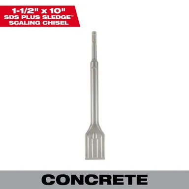 Milwaukee 48-62-6056, accessory: 1-1/2 in. x 10 in. SLEDGE SDS-PLUS Scaling Chisel