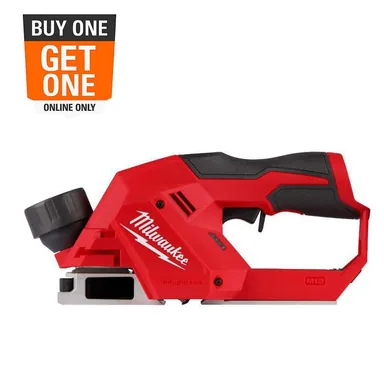 Milwaukee 2524-20, bare tool: M12 12V Lithium-Ion Brushless Cordless 2 in. Planer (Tool-Only)