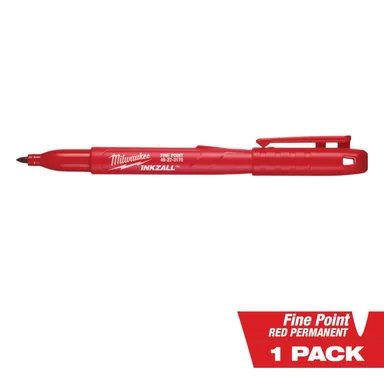 Milwaukee 48-22-3170, accessory: INKZALL Red Fine Point Jobsite Permanent Marker