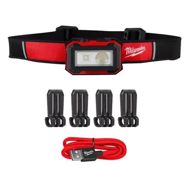 Milwaukee 2012R, standalone tool: 450 Lumens Internal Rechargeable Magnetic Headlamp and Task Light