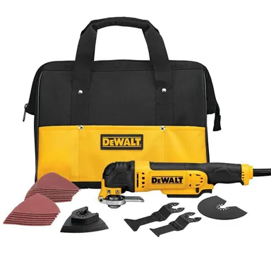 DeWalt DWE315SK, standalone tool: 3 Amp Corded Oscillating Tool Kit