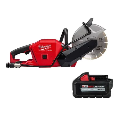 Milwaukee 2786-20-48-11-1865, bundle: M18 FUEL ONE-KEY 18V Lithium-Ion Brushless Cordless 9 in. Cut Off Saw with (1) 6.0 Ah Battery