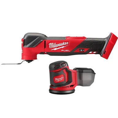 Milwaukee 2836-20-2648-20, bundle: M18 FUEL 18-Volt Lithium-Ion Cordless Brushless Oscillating Multi-Tool with M18 5 in. Random Orbit Sander