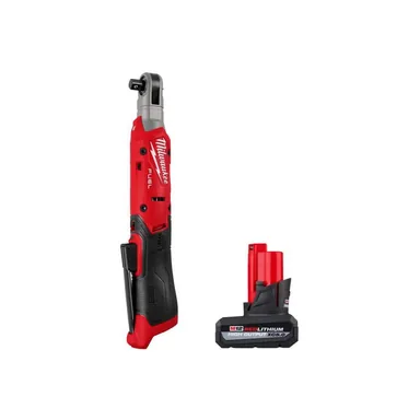 Milwaukee 3053-20-48-11-2450, bundle: M12 FUEL 12V Lithium-Ion Compact 3/8 in. Cordless Ratchet, & 5. 0Ah Battery