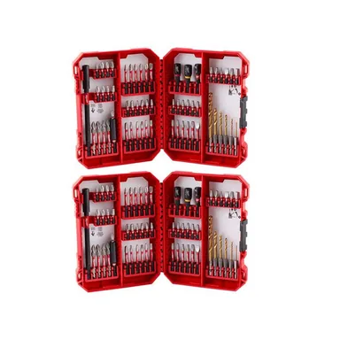 Milwaukee 48-32-4097-48-32-4097, bundle: SHOCKWAVE Impact-Duty Alloy Steel Screw Driver Bit Set (120-Piece)