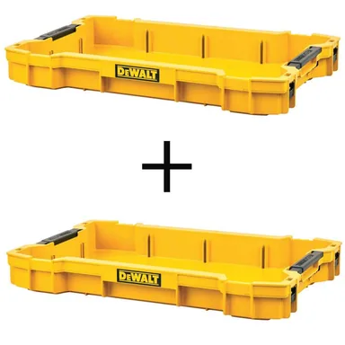 DeWalt DWST08110W8110, accessory: TOUGHSYSTEM 2.0 Shallow Tool Tray (2 Pack)