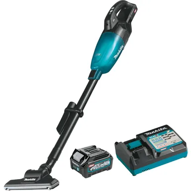 Makita GLC01SD1, kit: Makita GLC01SD1 40V max XGT Brushless 4-Speed HEPA Filter Compact Stick Vacuum 2.5Ah Kit