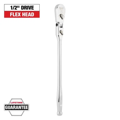 Milwaukee 48-22-9052, unpowered: 1/2 in. Drive 18 in. Flex Head Ratchet