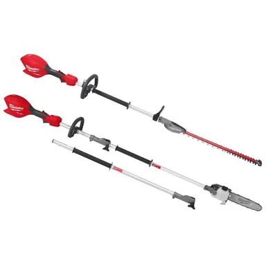 Milwaukee 3043-20-3016-20PS, bundle: M18 FUEL 18V 20 in. Brushless Cordless Battery Powered Short Pole Hedge Trimmer w/ M18 FUEL 10 in. QUIK-LOK Pole Saw