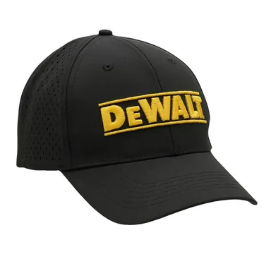 DeWalt DXWW60002-001-OSFA, unpowered: Men's 1-Size Black Polyester Mojave CoolPro Hat with Water Repelling Finish