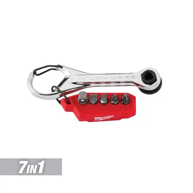 Milwaukee 48-22-2950, unpowered: 7-in-1 Multi-Bit Mini Ratchet